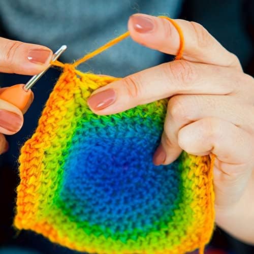 Мотки Прежда за плетене на една Кука Ztexkee Меки Памучни Конци за Плетене на една Кука и Бродирани, Многоцветни
