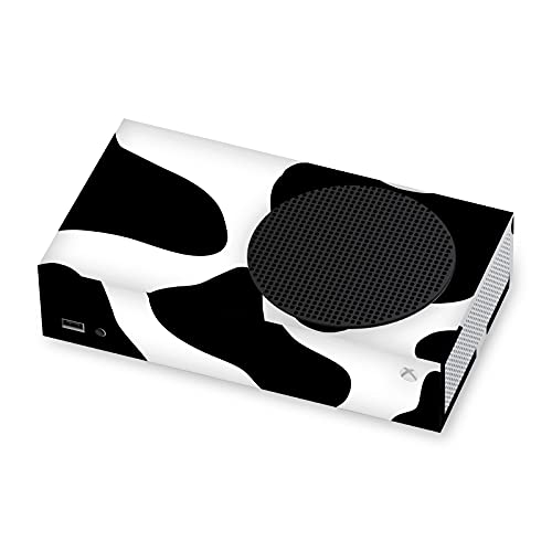 Дизайн на своята практика за главата Официално Лицензиран Grace Illustration Cow Art Mix Vinyl Стикер Калъф за игра кожа, Съвместим с конзола Xbox серия S