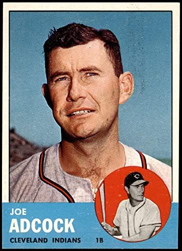 1963 Topps # 170 Джо Эдкок Кливланд Индианс (бейзболна картичка) NM/MT Индианс