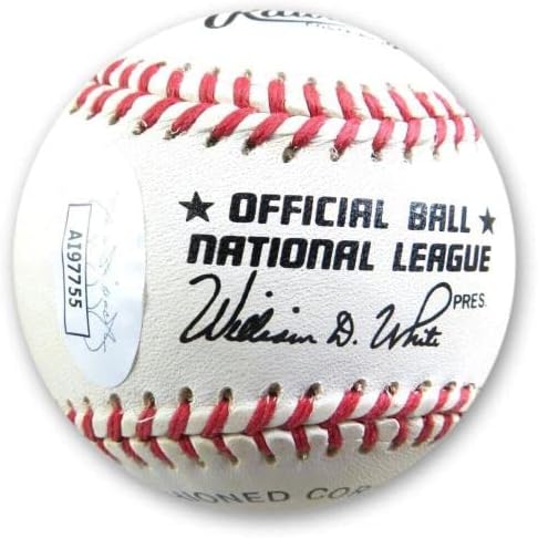 Франк Робинсън Подписа Бейзболен топката NL Cincinnati Maya с Автограф TC 66 JSA AI97752 - Бейзболни топки С