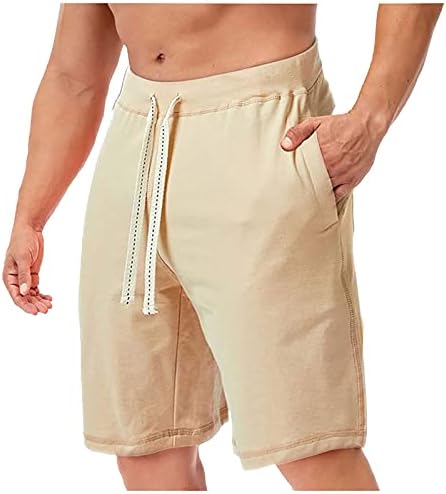 RTRDE Мъжки Спортни Шорти Свободни Шорти Голям Размер Летни Пет Ежедневни Панталони на Плажни Панталони Шорти,
