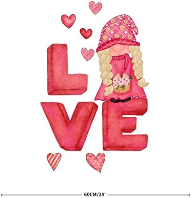 Открий Ленти от Розова Любов, Червено Сърце, Стикер на Стената, на Стикер за Свети Валентин, Джудже, Любов,
