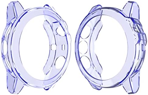KOSSMA Ултра-Кристално Чист защитен калъф от TPU за смарт часовници на Garmin Fenix 5X, Защитен калъф за Garmin Forerunner 245/245 М (Цвят: синьо размер: Fenix 5X 5X Plus)