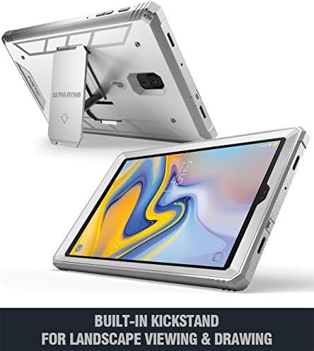 Здрав калъф Galaxy Tab A 10,5 със стойка, Samsung SM-T590/T595 / T597 2018 година на издаване, Вградено защитно