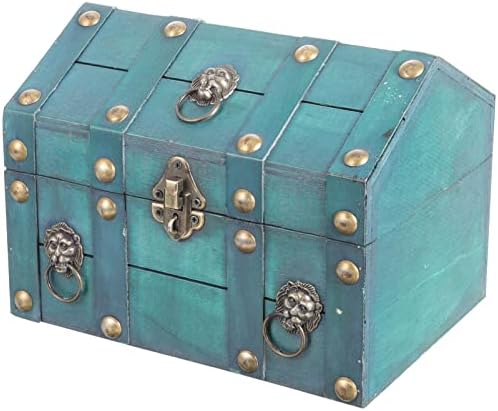 ABOOFAN Дървена Кутия Органайзер За Бижута Кутия, Сандък Със Съкровище Скоростна Ретро Декоративен Съкровище