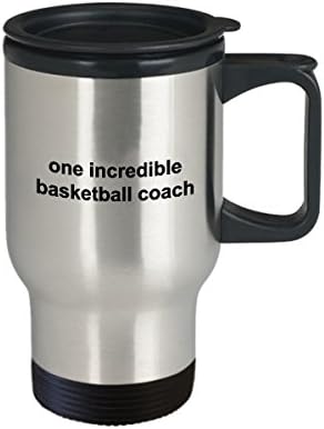 Баскетболен треньор Пътна чаша Кафе, чаша от най-Добрите Някога Невероятни Идеи за подаръци за мъже, треньори,