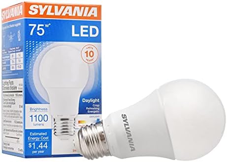 Led лампа SYLVANIA, Еквивалент на 75 W A19, Ефективна мощност 12 W, Средна База, Матирано покритие, 1100 Лумена,