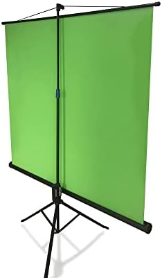 Зелен екран ICAN Chroma Key (1,5 м x 2 м) с поставка за статив, зелен