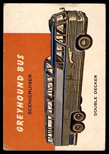 1954 Topps 144 Автобус Greyhound Scenicruiser (Карта) VG