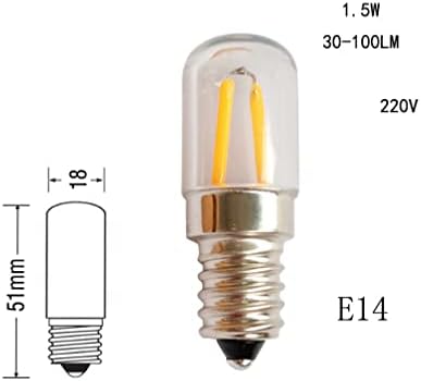 E14 Led лампа за хладилник Pygmy Small Screw COB Студено/Топло Бял цвят, Подходящ За солните Лампи 230 1,5 W