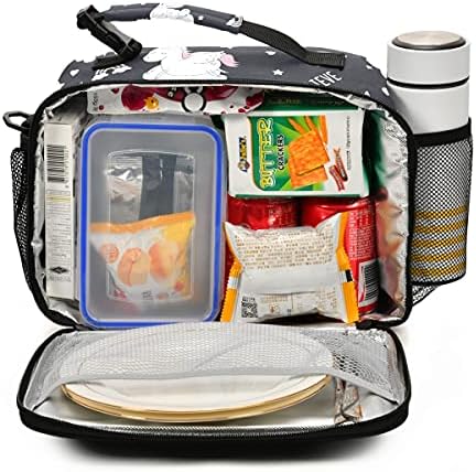 MNSRUU Студентски Чанта за Обяд Сладък Еднорога на Дъгата Изолирани Чанти За Обяд Чанта за Пикник За Обяд-Бокс