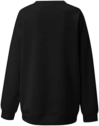 Върховете Оверсайз, Дамски Модни Блузи с Фигура на Каубой в западен стил, Пуловер, Ежедневни Ризи с кръгло деколте