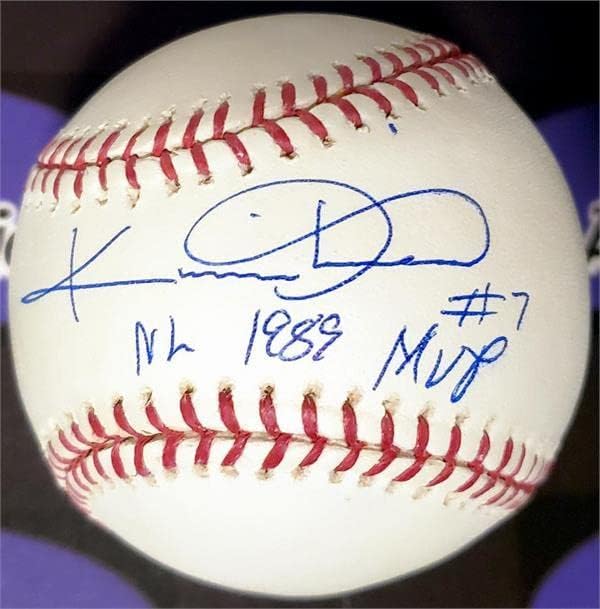 Играта на топка с автограф Мичъл, Кевин, признат за най-добрият играч NL 1989 (Romlb SF Джайънтс) - Бейзболни топки с автографи