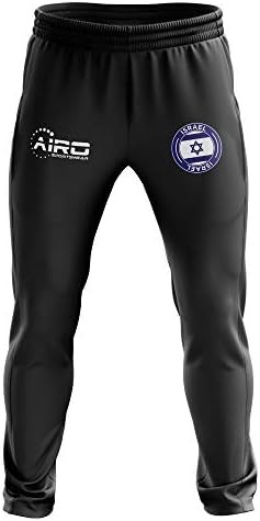 Футболни спортни панталони Airosportswear Israel Concept (Черен)