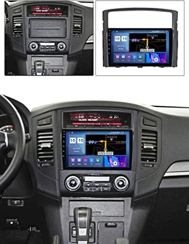 Android, 10.0 Авто Стерео 2 DIN Радио За M-Itsishi Pajero 2006-2014 GPS Навигация 9-инчов Сензорен екран MP5