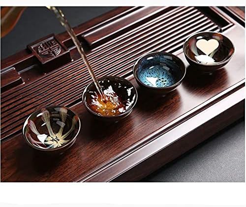 Керамични Чаена чаша MIHTRA Без дръжки, Керамични Чаена Чаша за Чаени чаши, Китайски Комплект Чаени чаши, Порцеланова