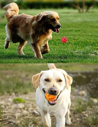 2 Опаковки Топки За Лакомства за Кучета, Еластична, Играчка за Домашни Кученца за Почистване на Зъбите, Ходенето на Дъвчене, Шлифоване на Местните Зъбите