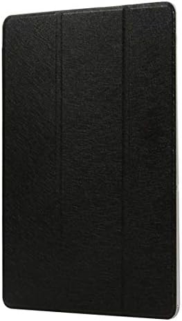 Калъф-за награда AMZER с копринена текстура, 3-Те Пъти, с държач за Samsung Galaxy Tab S5e 10.5 T725 / Samsung Galaxy Tab S5e 10.5 T720 - Черен