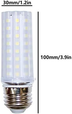 Lxcom Lighting 16 W Led Царевичен лампа E26/E27 Led крушка (4 опаковки) 2835 SMD 80 светодиоди 150 W Еквивалент на 3000 До Топло бяла led лампа-Полилеи 1600ЛМ E26/E27 Основна лампа-свещ за домашно о?