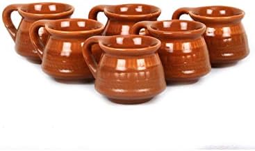 Керамични чаши Odishabazaar Kulhar Традиционен индийски Чай комплект от 6 чаши (skc-47)