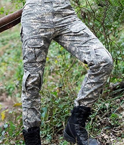 Мъжки Тактически Военни Костюми HARGLESMAN С Дълъг ръкав, Облегающая Форма Amry, Бойна Риза и Панталони с Наколенниками