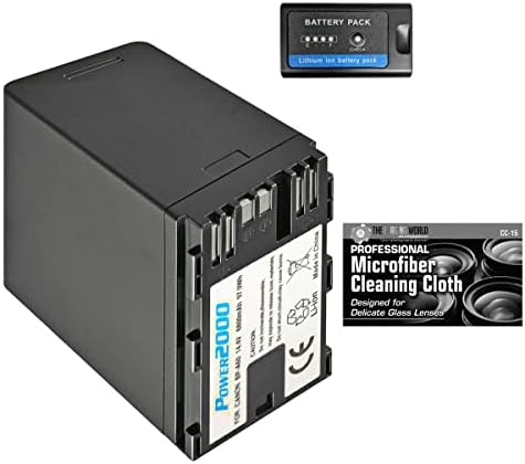 Батерия Imaging World Power2000 BP-A60 (97,9 Wh 6800 mah), напълно са били разкодирани за фотоапарати Canon