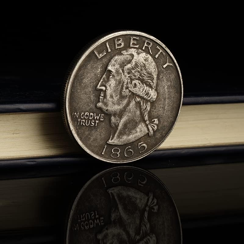 1865 Американски Орел Свобода Океанская Монета Древен Сребърен Долар Сребърен Кръг може да Взриви Луньян Антични