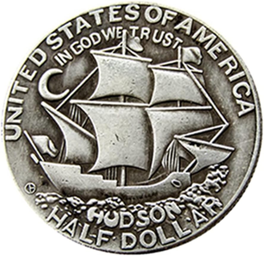 Възпоменателна монета в Полдоллара САЩ 1935 Г. в Чуждестранна Репродукции Със Сребърно покритие Източник