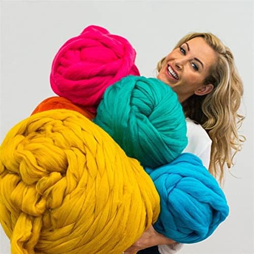 Прежди от 1000 г/топчета Дебела Плътна Прежда Супер Тромави Ръчно Подвързване Вълнена Равно Вязаное Одеяло Ръчно