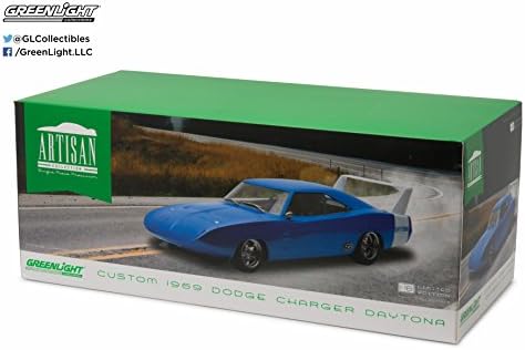 Колекционерска стойност Greenlight Artisan Collection 1969 Dodge Charger Daytona Автомобил със задно антикрылом