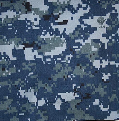 Камуфляжная плат Nyco Кепър 65 инча NWU Digital син цвят на ВМС на САЩ, двор