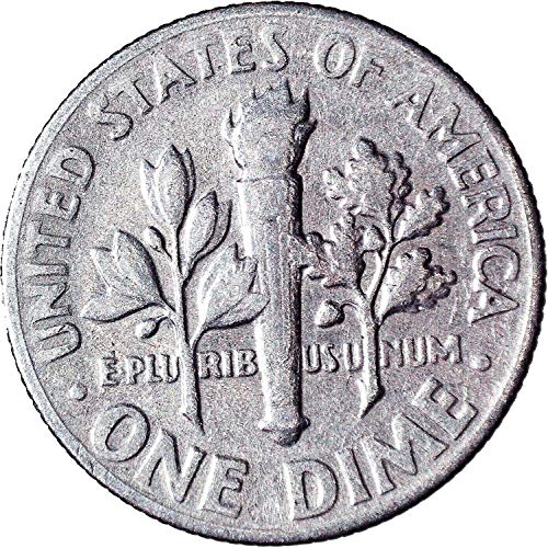 1965 Десятицентовик Рузвелт 10 цента е Много Добър