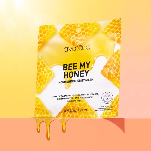 Включва маска за лице Avatara Bee My Honey, Средства за грижа за кожата на лицето и козметика с хидратиращ мед