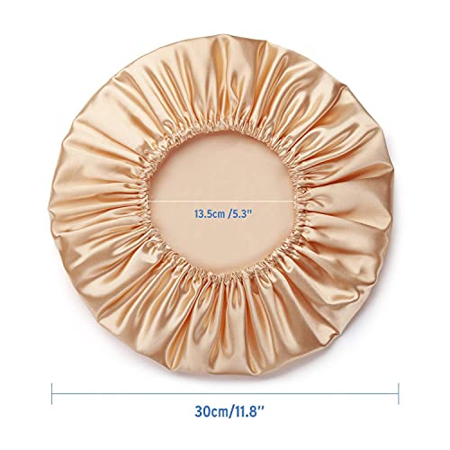 Шапка за душ AmazerBath, 4 опаковки шапки за еднократна употреба за душ за жени и Гъба за Душ, Топки от Люфы