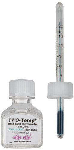 SP Bel-Art, Термометър, за да проверите банка кръв H-B Frio-Temp; от -5 до 20C (B61004-0400)