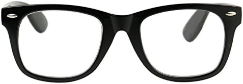 Очила за четене Унисекс в черна рамка ShadyVEU Classic Retro, 2 опаковки, с правоъгълна форма в минималистичной