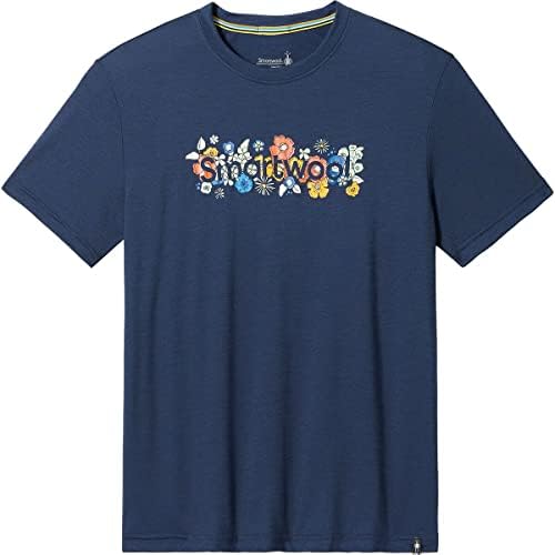 Тениска с къс ръкав Smartwool Floral Meadow с графичен дизайн