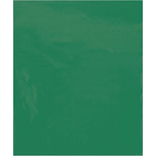 Плоски найлонови торбички, 2 Мил., 15 x 18, Зелени, 1000 / Калъф