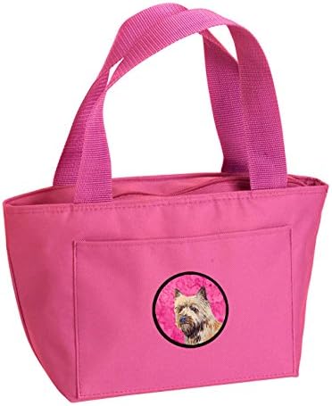 Чанта за Обяд Carolin's Treasures LH9365PK-8808 Pink Cairn Terrier, Чанти за многократна употреба Обяд-Бокс