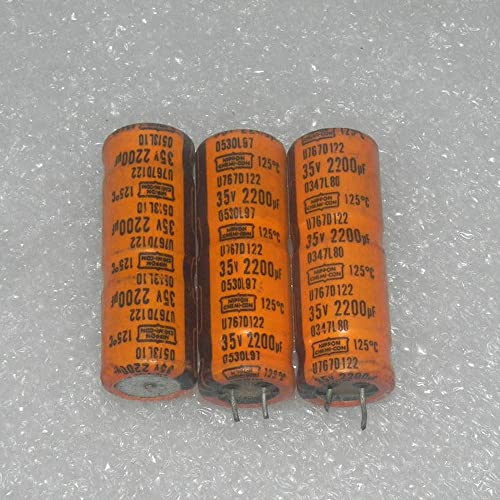 Демонтаж UCC 35v2200uf u767d Оранжево висока Филтър електролитни Кондензатори 1 бр.
