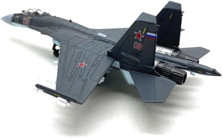 за руския изтребител Nsmodel СУ-35 Super Flanker 1/100 ХВЪРЛИ ПОД НАТИСКА на Самолета, Готов модел
