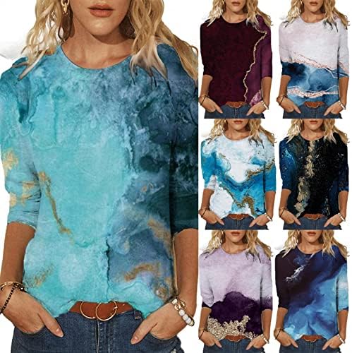 AODONG/Блузи за Жени, Секси Ежедневна Блуза с цип с дълги ръкави, Тениска в стил Бохо, Върхове