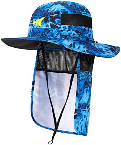 KastKing UPF 50 Boonie Hat Риболовна Шапка с Подвижна лента за врата Слънчеви Шапки за Мъже