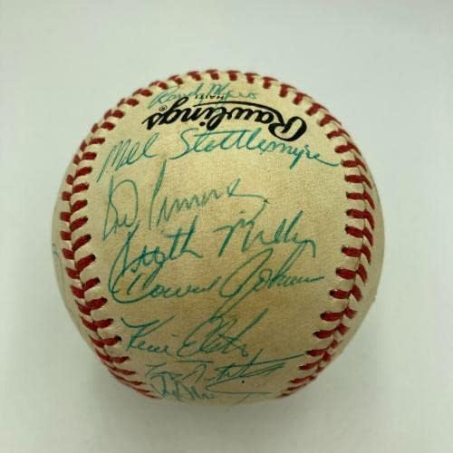 1987 Отборът на Ню Йорк Метс Подписа Договор с 29 играчи от Националната лига бейзбол Гари Картър - Бейзболни