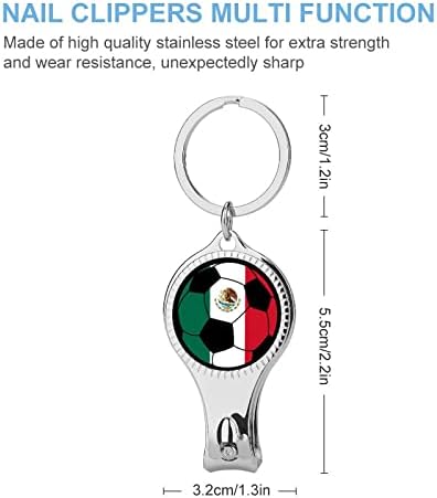 Мексиканската Футболна Метална Машина За Рязане на Ноктите Персонализирани Нож За Нокти Ултра Остър Здрав Скоба