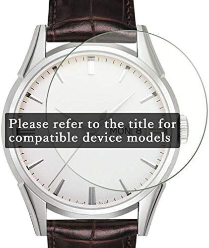Защитно фолио за екрана Synvy [3 опаковки], съвместима със защитни филм за смарт часовници FOSSIL FS4812IE от TPU Smartwatch [Не закалено стъкло]