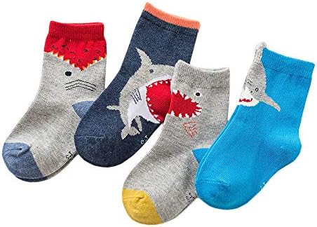 Спортни Чорапи За момчета Anbaby, Модни Памучни Къси Чорапи за екипажа