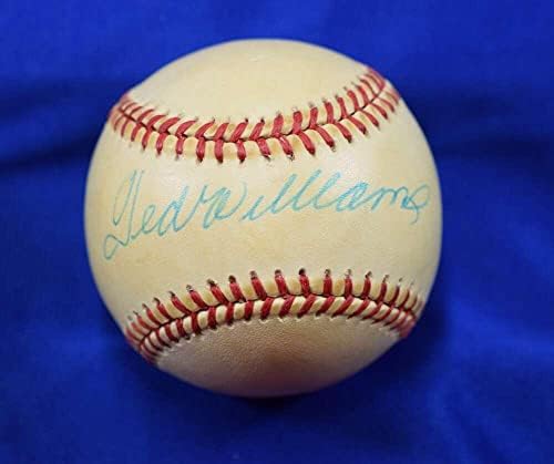 Тед Уилямс PSA ДНК Coa Автограф на Американската лига OAL Подписан Бейзбол 1 - Бейзболни топки с автографи