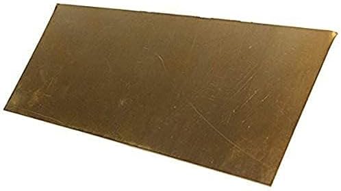 Месинг лист YUESFZ Percision Metals Суровини Латунная плоча Меден лист (Размер: 1,5x300x300 мм)