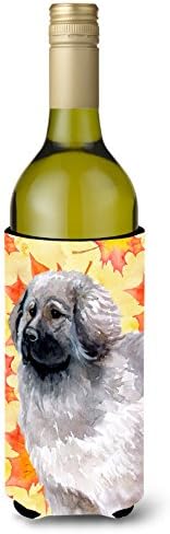 Carolin's Treasures ВВ9934ЛИТЕРОК Moscow Watchdog Есента на Държач за бутилки Вино, Жълто, чанта за Носене-хладилник
